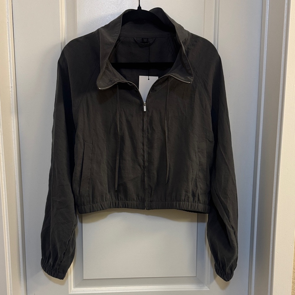 Zara Women's Grey Jacket Bomber